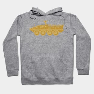 Military Vehicle APC IAV Stryker Hoodie